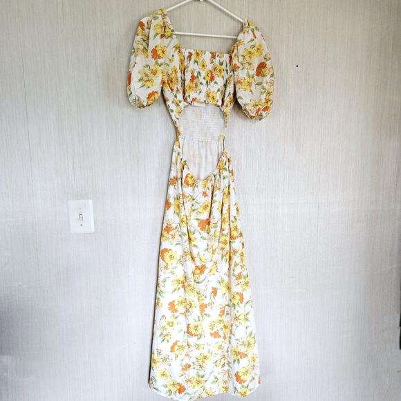 Faithfull The Brand Loucetta Midi Dress in Palermo Floral Print Size 6 NWT - Picture 4 of 11